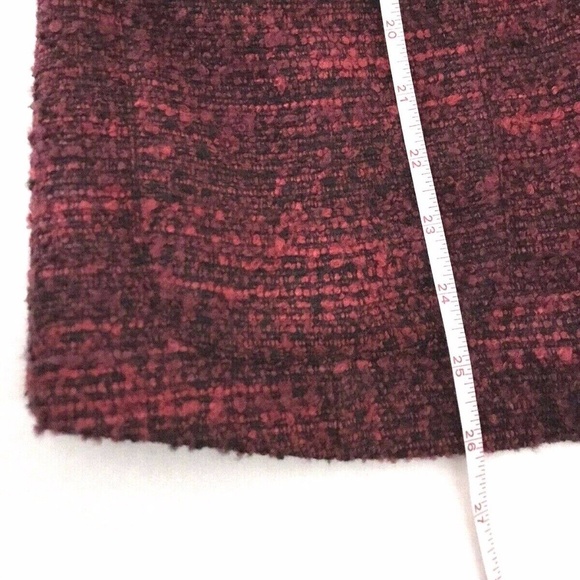 Lucky Brand | Slouchy Long Moto Jacket Women's Size S Red Full Zip Long Sleeve - Picture 10 of 12